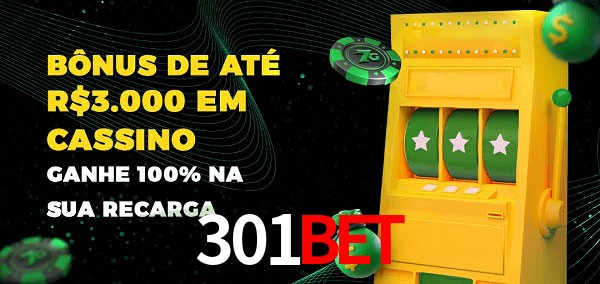 301bet melhor bônus de depósito